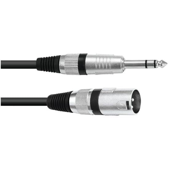 Omnitronic Kabel XK-20 XLR samec - Jack 6,3 stereo, 2 m