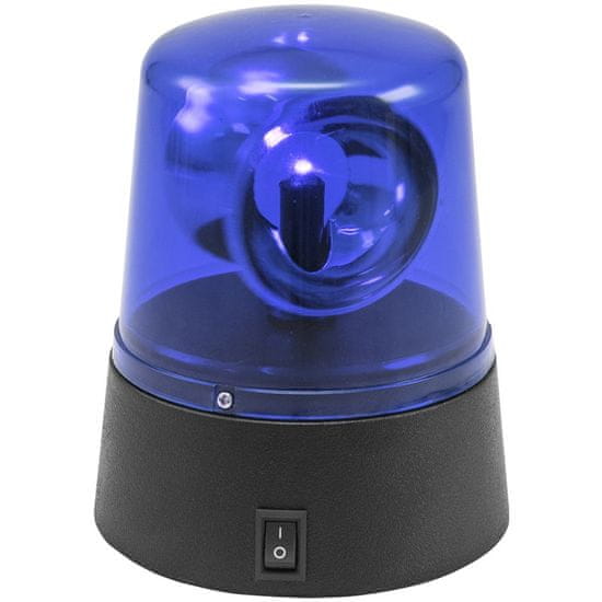 Eurolite LED mini policajné maják, modrý