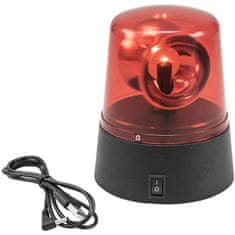 Eurolite LED mini policajné maják, červený