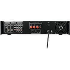 Omnitronic MP-180P, 100V mixážny zosilňovač, 180W, MP3