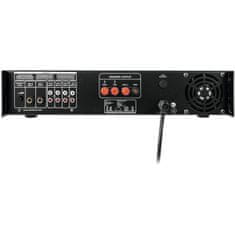 Omnitronic MP-120P, 100V mixážny zosilňovač, 120W, MP3