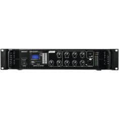 Omnitronic MP-500P, 100V mixážny zosilňovač, 500W, MP3