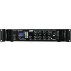 Omnitronic MP-120P, 100V mixážny zosilňovač, 120W, MP3