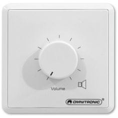 Omnitronic PA ovládač hlasitosti 10 W mono, biely