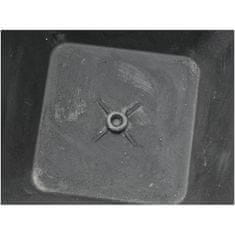 Europalms Kvetináč Stone-33, Kubický, malý, sivý