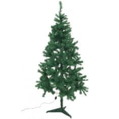 Europalms Umelý vianočný stromček s LED bielymi žiarovkami, 210 cm