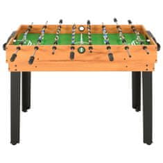 Vidaxl 15 v 1 multifunkčný herný stôl javorová farba 121x61x82 cm