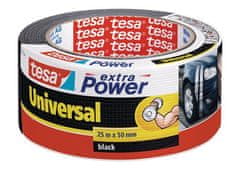 Tesa Textilná páska "extra Power 56388", čierna, 50 mm x 25 m, univerzálne