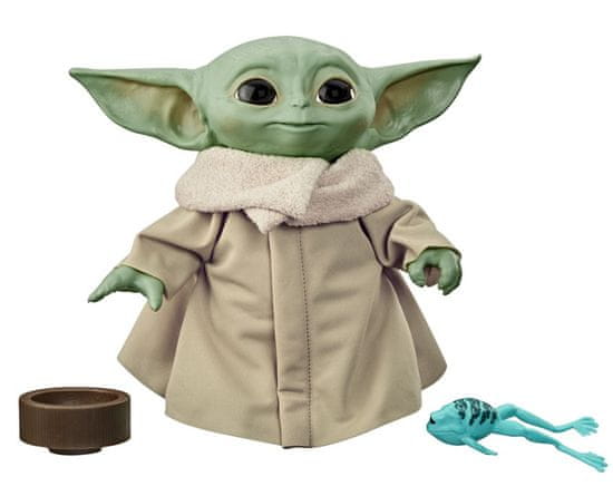 Star Wars Baby Yoda plyšová hovoriaca figúrka