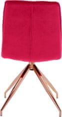 Danish Style Jedálenská stolička Zara (Súprava 2 ks), červená