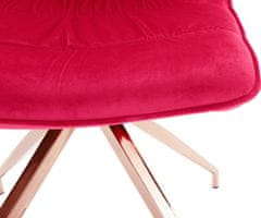 Danish Style Jedálenská stolička Zara (Súprava 2 ks), červená