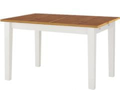 Danish Style Jedálenský stôl Disa, 160 cm, biela/borovica