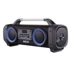Akai Reproduktor , ABTS-SH02, Bluetooth 5.0, USB, AUX IN, equalizér, karaoke funkcie so vstupom na mikrofón, vstavaná batéria 3600mAh