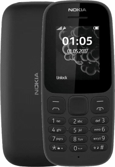 Nokia 105, čierna