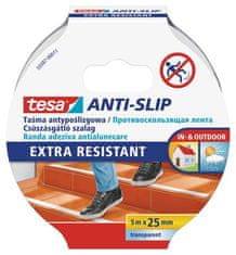 Tesa Protišmyková páska "Anti-slip 55587", priehľadná, 25 mm x 5 m