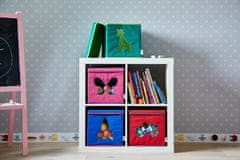 Love It Store It Úložný box na hračky s krytom a okienkom - motýľ