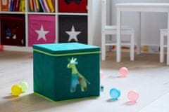 Love It Store It Úložný box na hračky s krytom a okienkom - žirafa