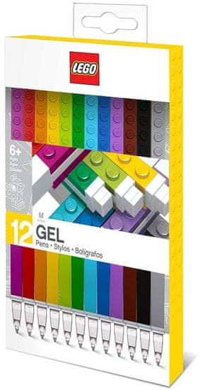LEGO Gélové Perá, mix farieb - 12 ks