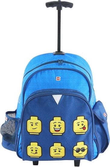 LEGO Bags Faces Blue - Trolley batoh