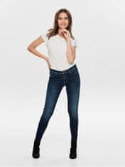 ONLY Dámske džínsy ONLSHAPE Skinny Fit 15180740 Dark Blue Denim (Veľkosť 32/32)