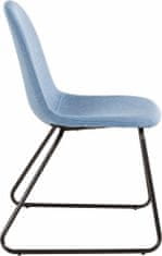 Danish Style Jedálenská stolička Colom (Súprava 2 ks), svetlomodrá