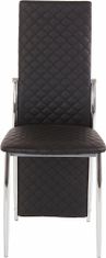 Danish Style Jedálenská stolička Willi (Súprava 2 ks), čierna