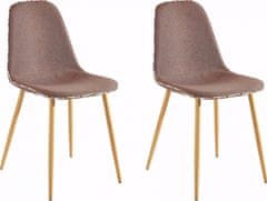 Danish Style Jedálenská stolička Cant (Súprava 2 ks), hnedá