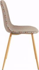 Danish Style Jedálenská stolička Cant (Súprava 2 ks), cappuccino