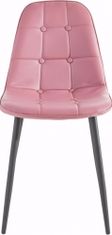 Danish Style Jedálenská stolička Titte (Súprava 4 ks), ružová