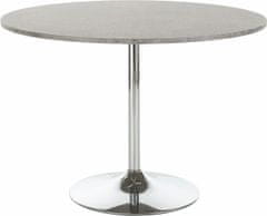 Danish Style Jedálenský stôl Terra, 110 cm, sivá