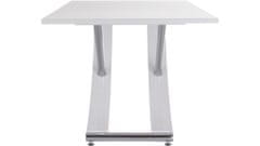 Danish Style Jedálenský stôl Carle, 160 cm, biela