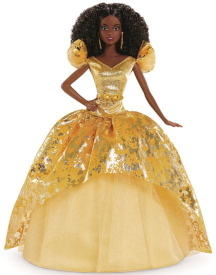 Mattel Barbie Vianočná bábika Černoška