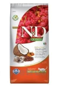 N&D Quinoa CAT Skin & Coat Herring & Coconut 5 kg EXPIRÁCIA 11.8.2023