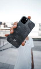 WOODCESSORIES Bumper Case Camo Gray / Real Slate Stone / Black TPU Softcase - iPhone 11 Pro Max sto063