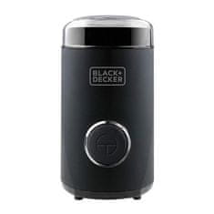 Mlynček na kávu Black+Decker, BXCG150E, na kávu, korenie a mak, nerezová ocel, protišmykové nôžky, 150 W