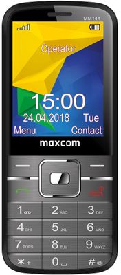 Maxcom MM144, dual SIM, tlačidlový telefón, klasický mobil, malý, ľahký, dlhá výdrž na batériu