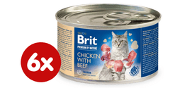 Brit Premium by Nature Chicken with Beef 6x200 g