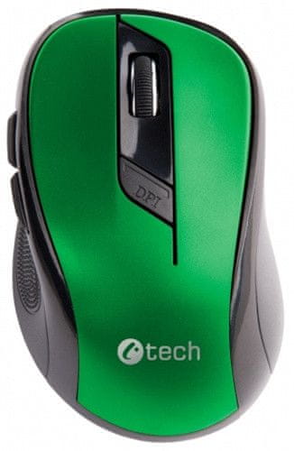C-Tech WLM-02, čierna/zelená (WLM-02G)