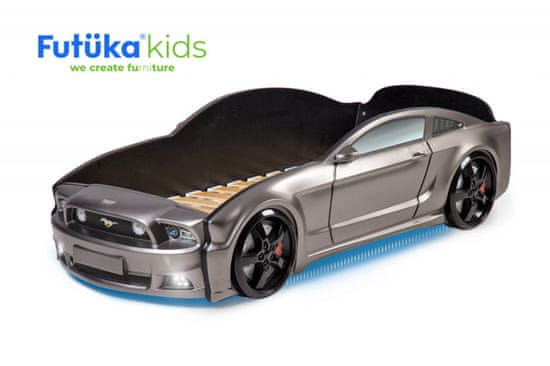 Futuka Kids Posteľ auto LIGHT + (3D LED svetlá, Spodné svetlo)