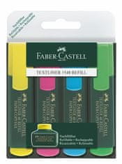 Faber-Castell Zvýrazňovač "Textliner 48", sada 4 farby, 1-5 mm