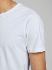 Jack&Jones Pánske tričko JJEBASIC Stretch Fit 12058529 OPTICAL WHITE (Veľkosť M)