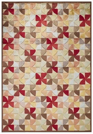Elle Decor AKCIA: 80x250 cm Kusový koberec Creative 103966 Brown/Multicolor z kolekcie Elle