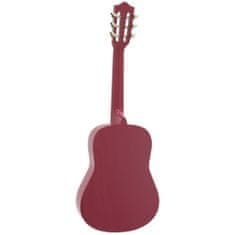 Dimavery AC-303, klasická gitara 1/2, ružová