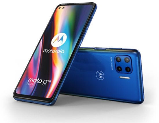 Motorola Moto G 5G Plus, 6GB/128GB, Surfing Blue