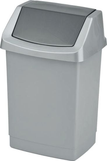 CURVER odpadkový kôš CLICK-IT 50L strieborný - použité