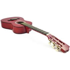 Dimavery AC-303, klasická gitara 1/2, červená
