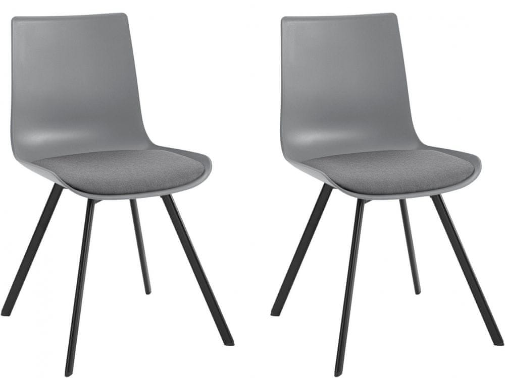 Danish Style Jedálenská stolička Lalan (Súprava2 ks), sivá