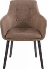 Danish Style Jedálenská stolička Buck (Súprava 2 ks), cappuccino