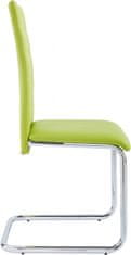 Danish Style Jedálenská stolička Aber (Súprava 4 ks), zelená