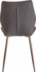 Danish Style Jedálenská stolička Stor (Súprava 2 ks), antracitová